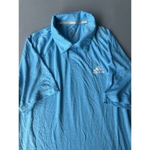 Polo Adidas Go-To GOLF Blue T-shirt blue size S